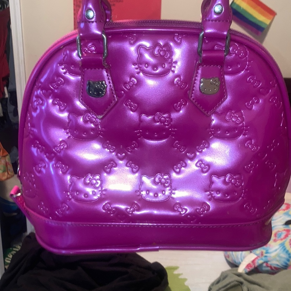 loungefly hot pink hello kitty bag